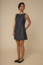 vestido sossego curto jeans