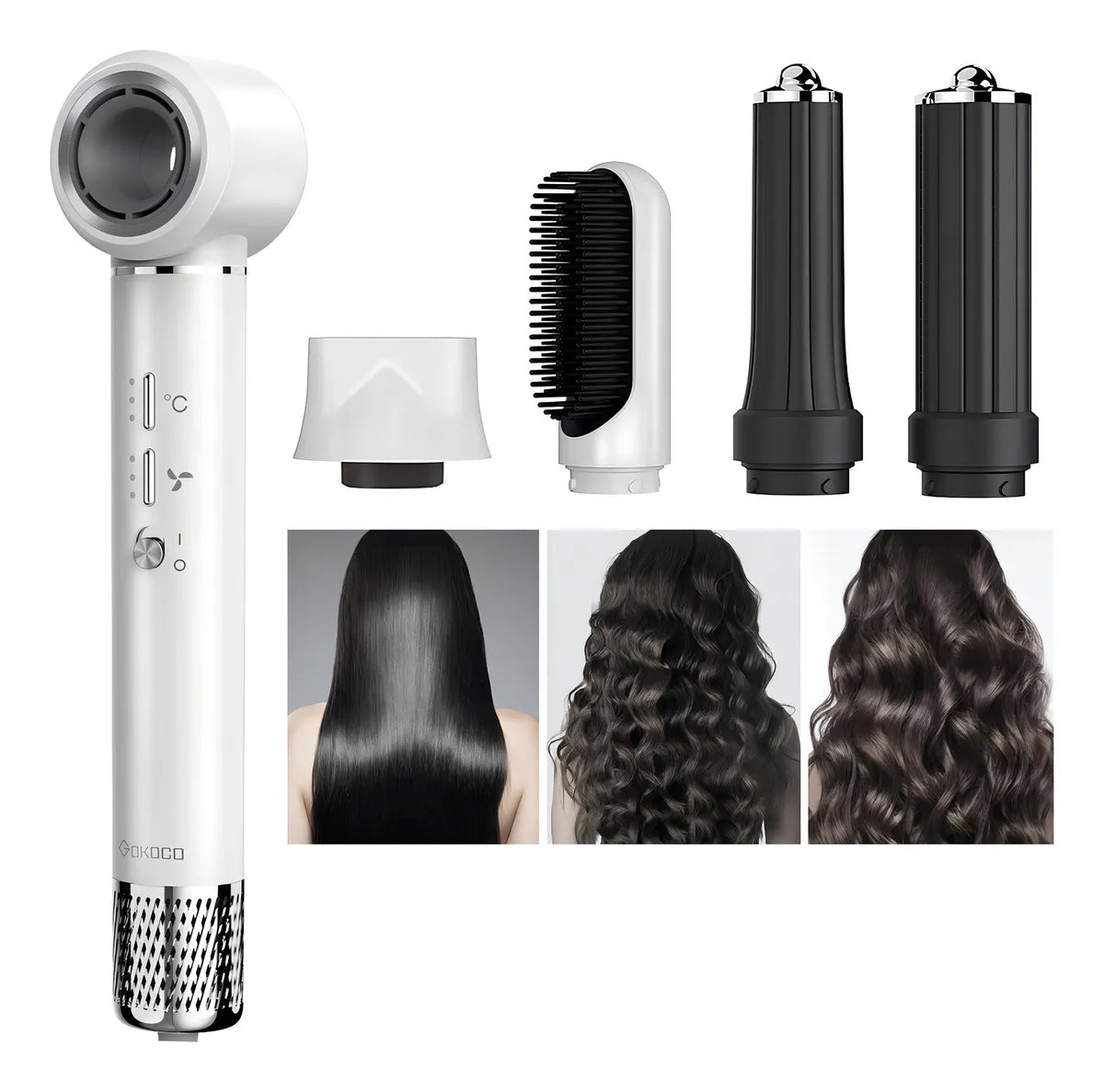 Escova Secadora 5 Em 1 Profissional