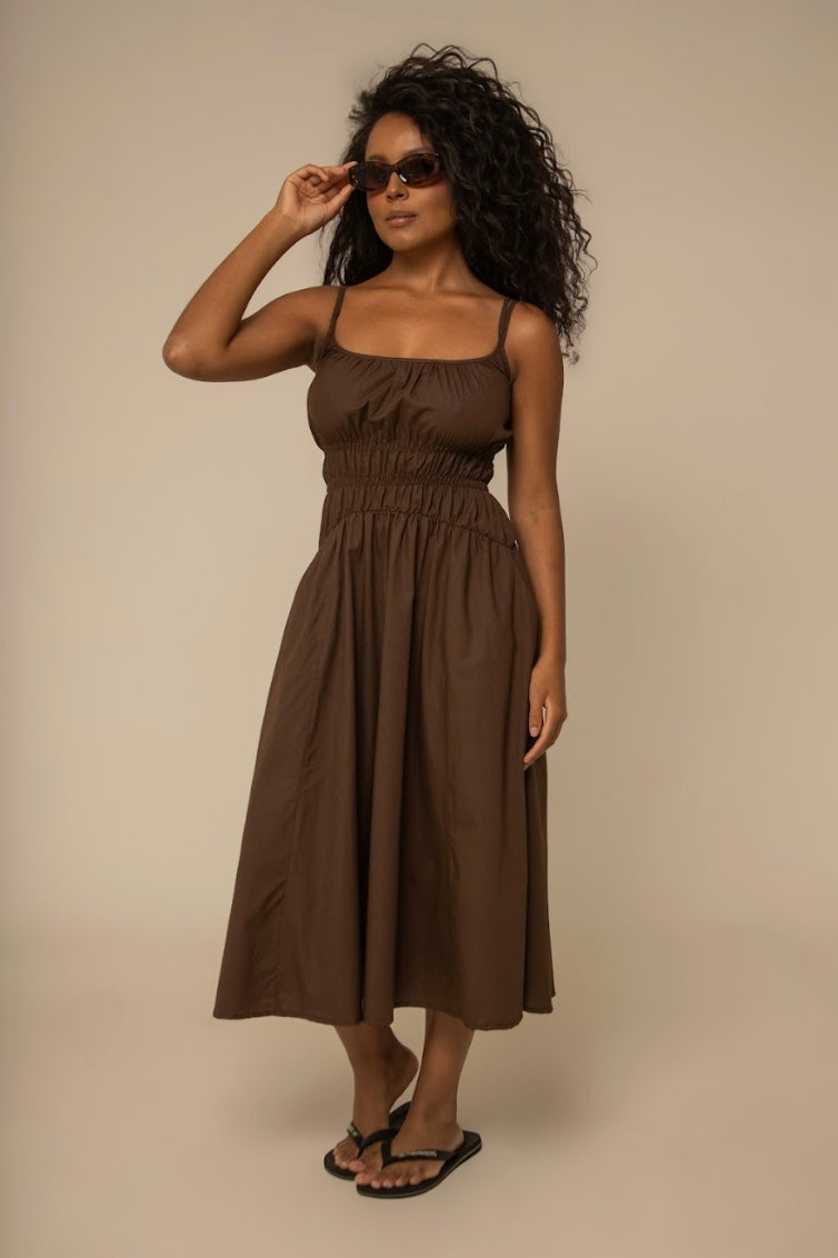 vestido midi lastex rancho 2.0