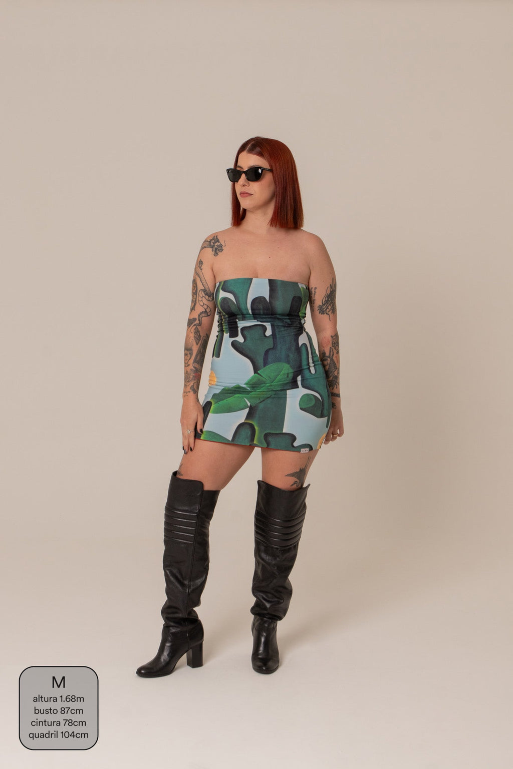 vestido brasileiro | vestido sem alças dupla face