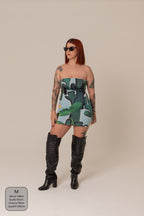 vestido brasileiro | vestido sem alças dupla face