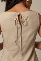 vestido sossego curto | vestido reto de viscolinho