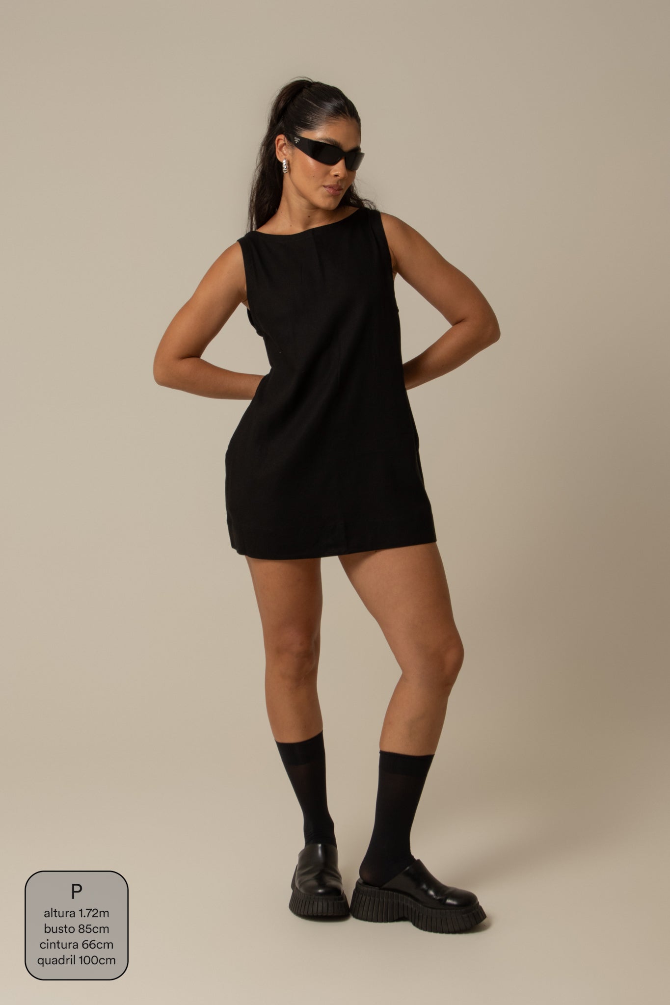 vestido sossego curto | vestido reto de viscolinho