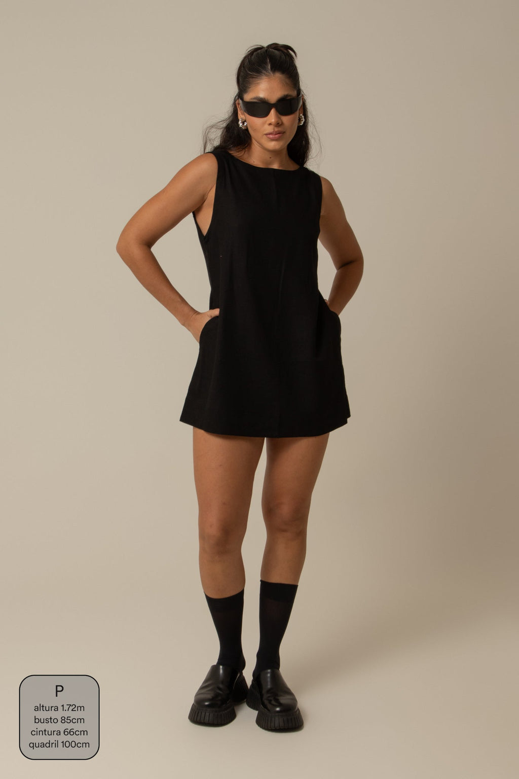 vestido sossego curto | vestido reto de viscolinho