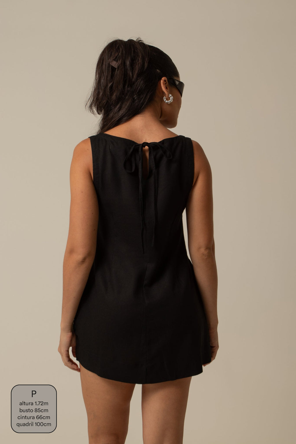 vestido sossego curto | vestido reto de viscolinho