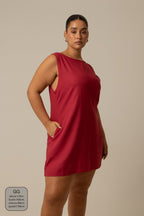 vestido sossego curto | vestido reto de viscolinho