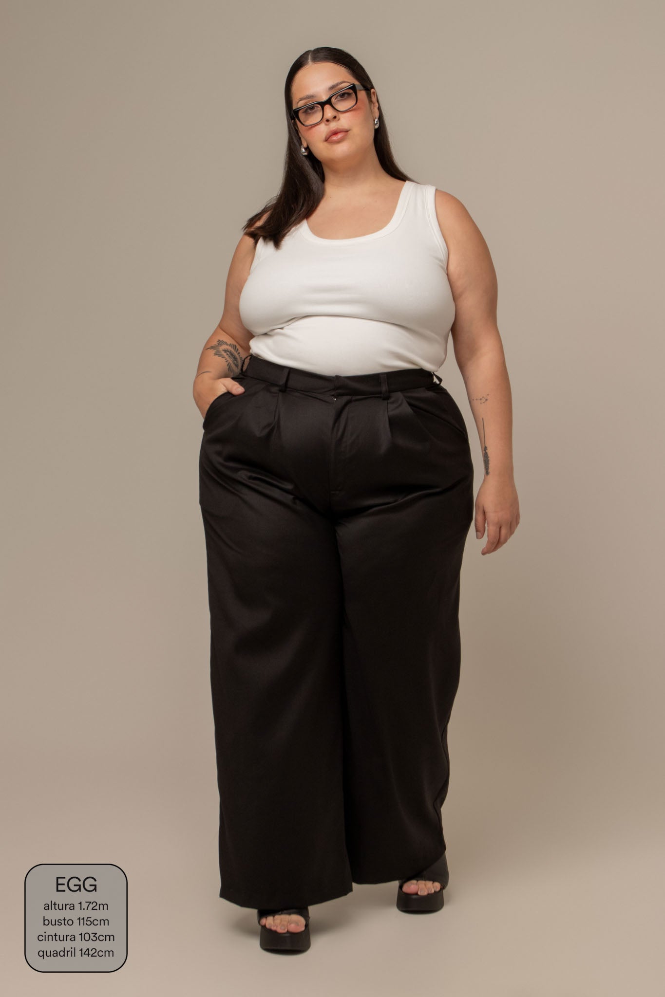 calça alfaiataria feminina chefa