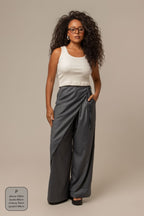 calça-saia de alfaiataria chefa