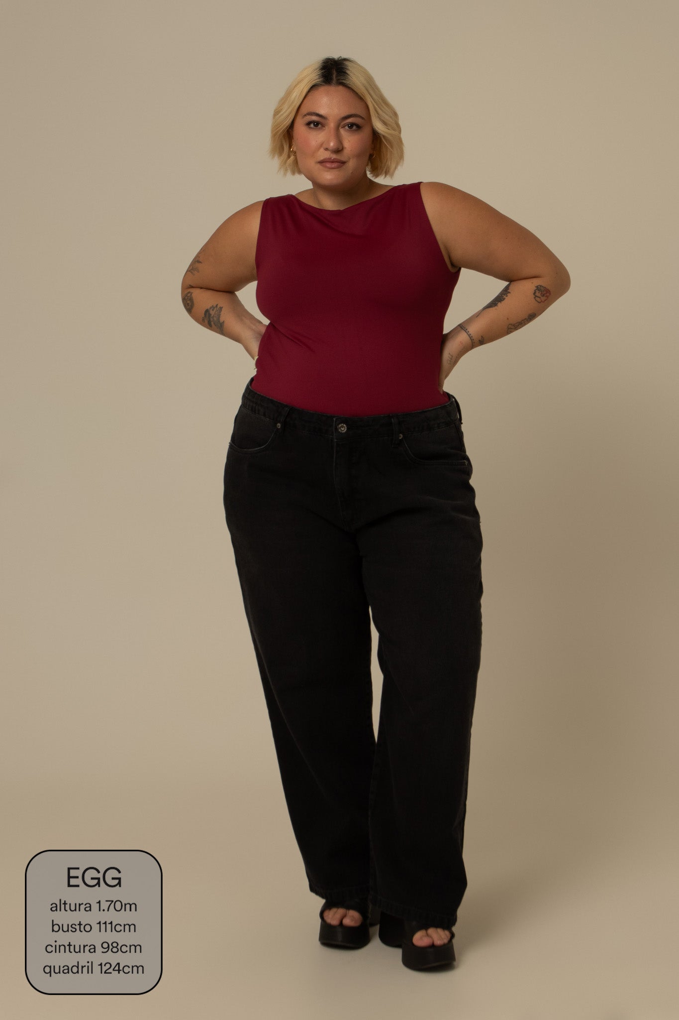 calça jeans ajustável mom midnight black