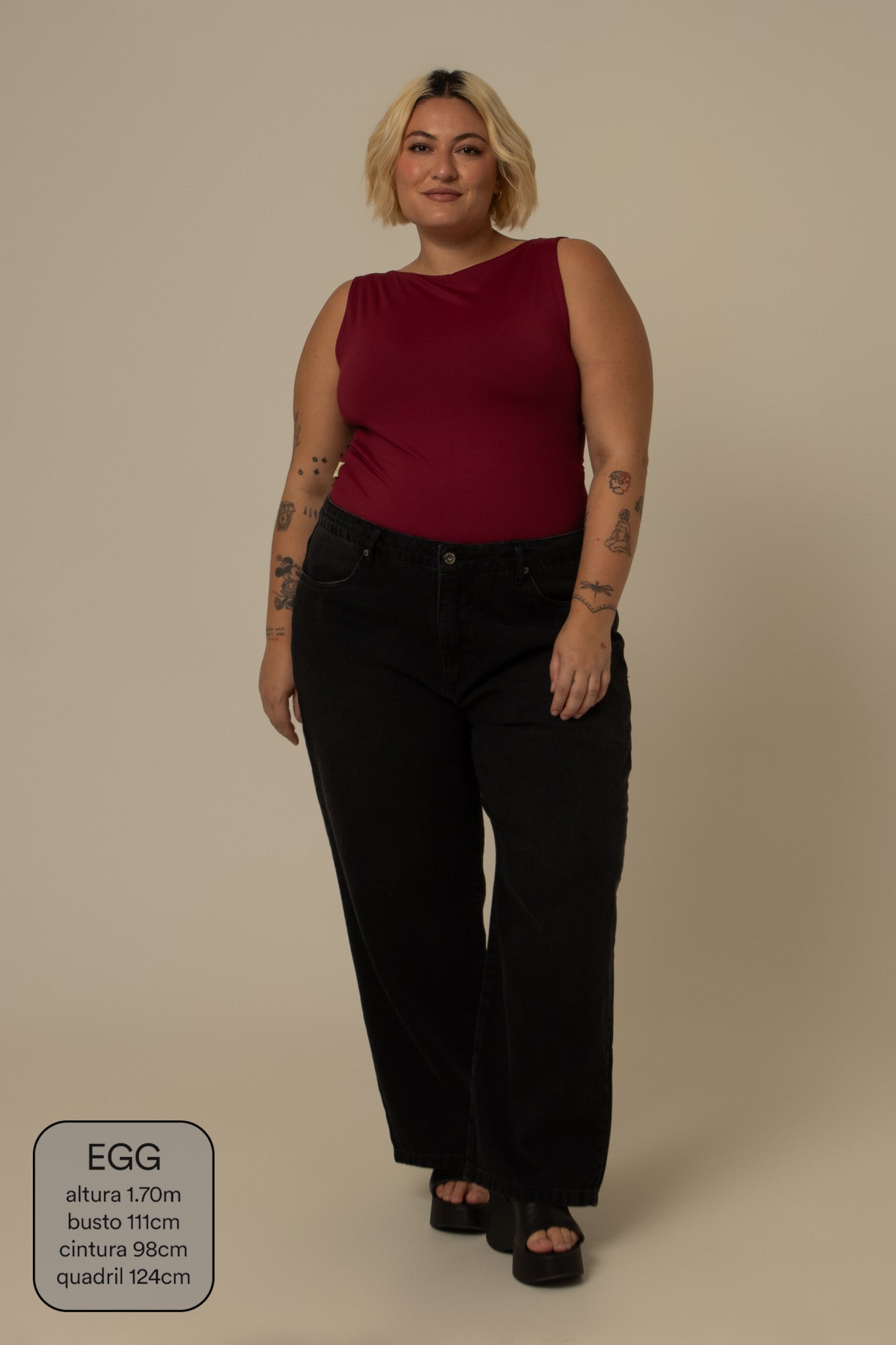 calça jeans ajustável mom midnight black