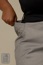 calça-saia de alfaiataria chefa