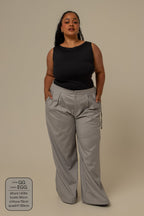 calça-saia de alfaiataria chefa