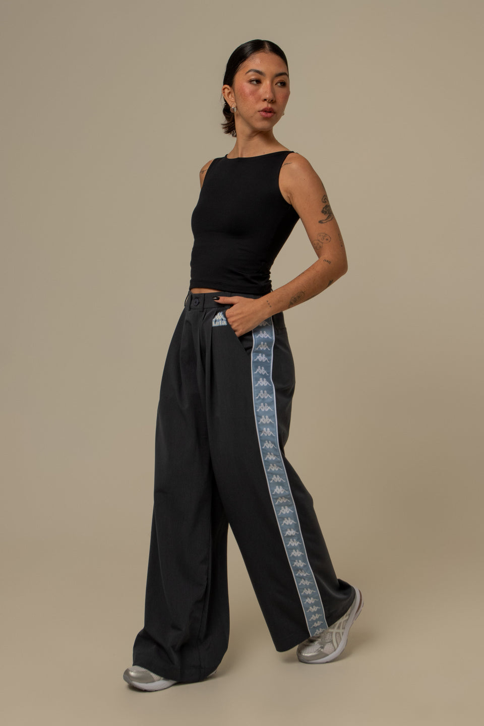 calça alfaiataria lela & kappa