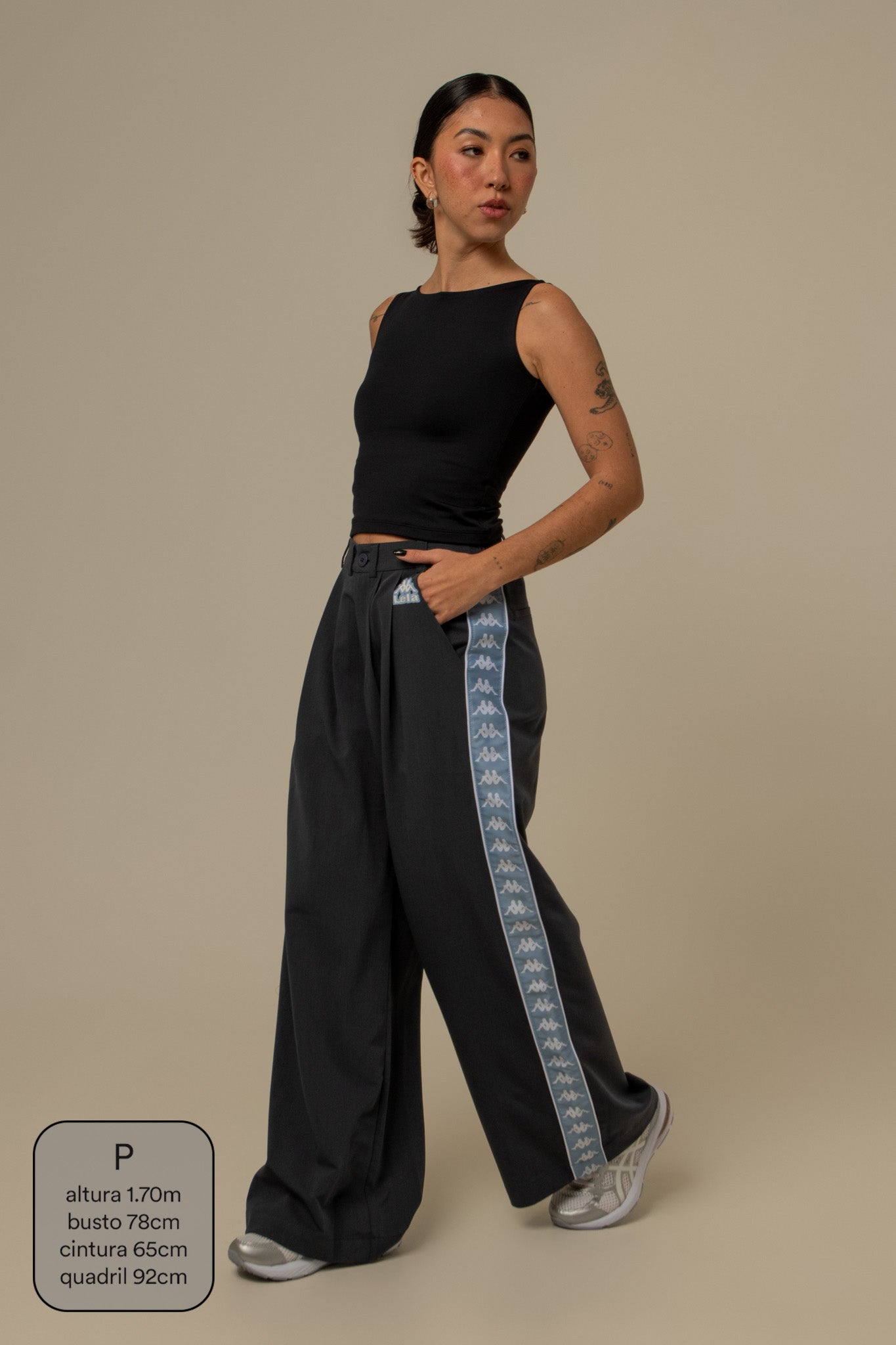 calça alfaiataria lela & kappa