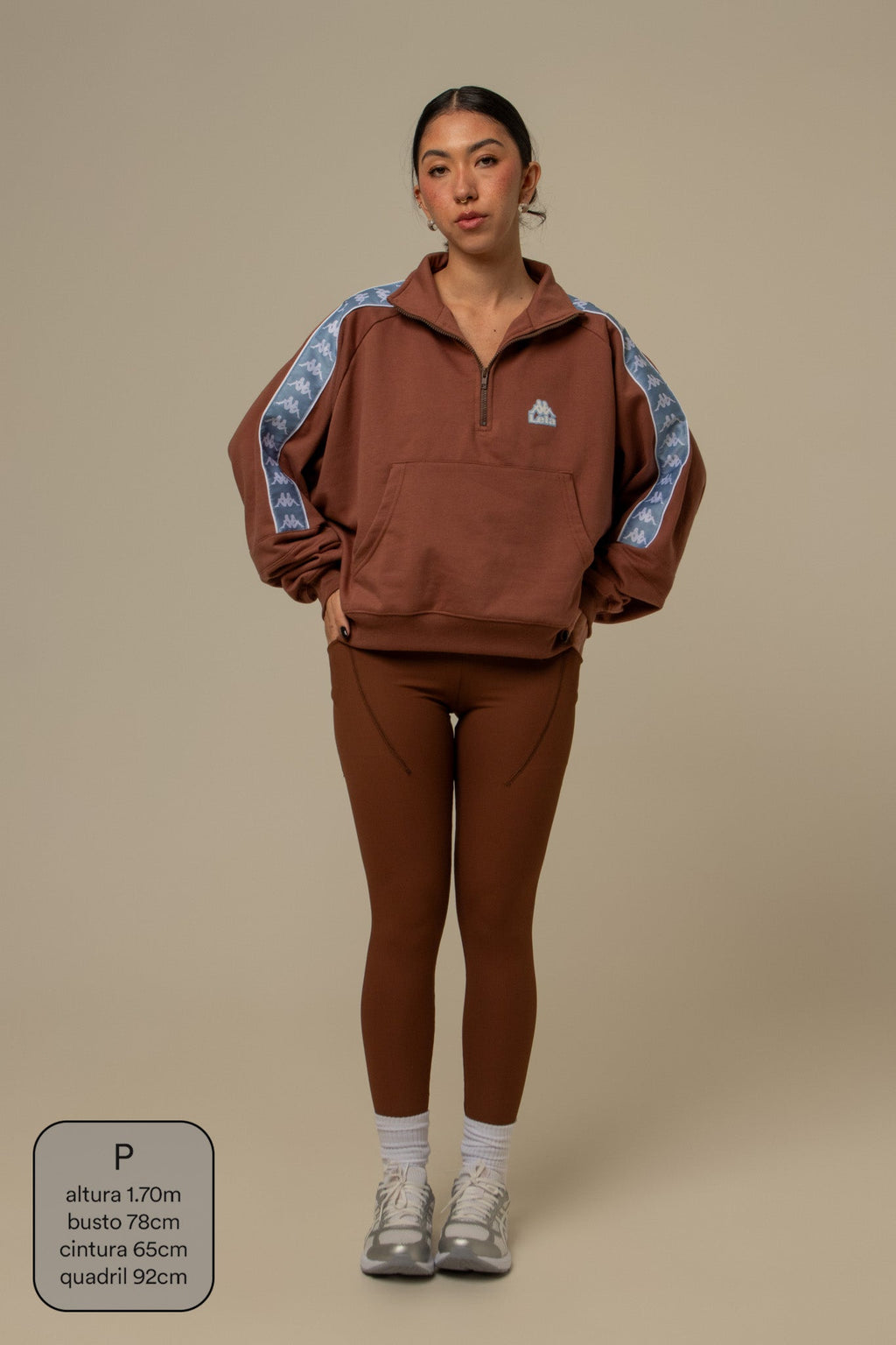 calça legging canelada gym lela & kappa