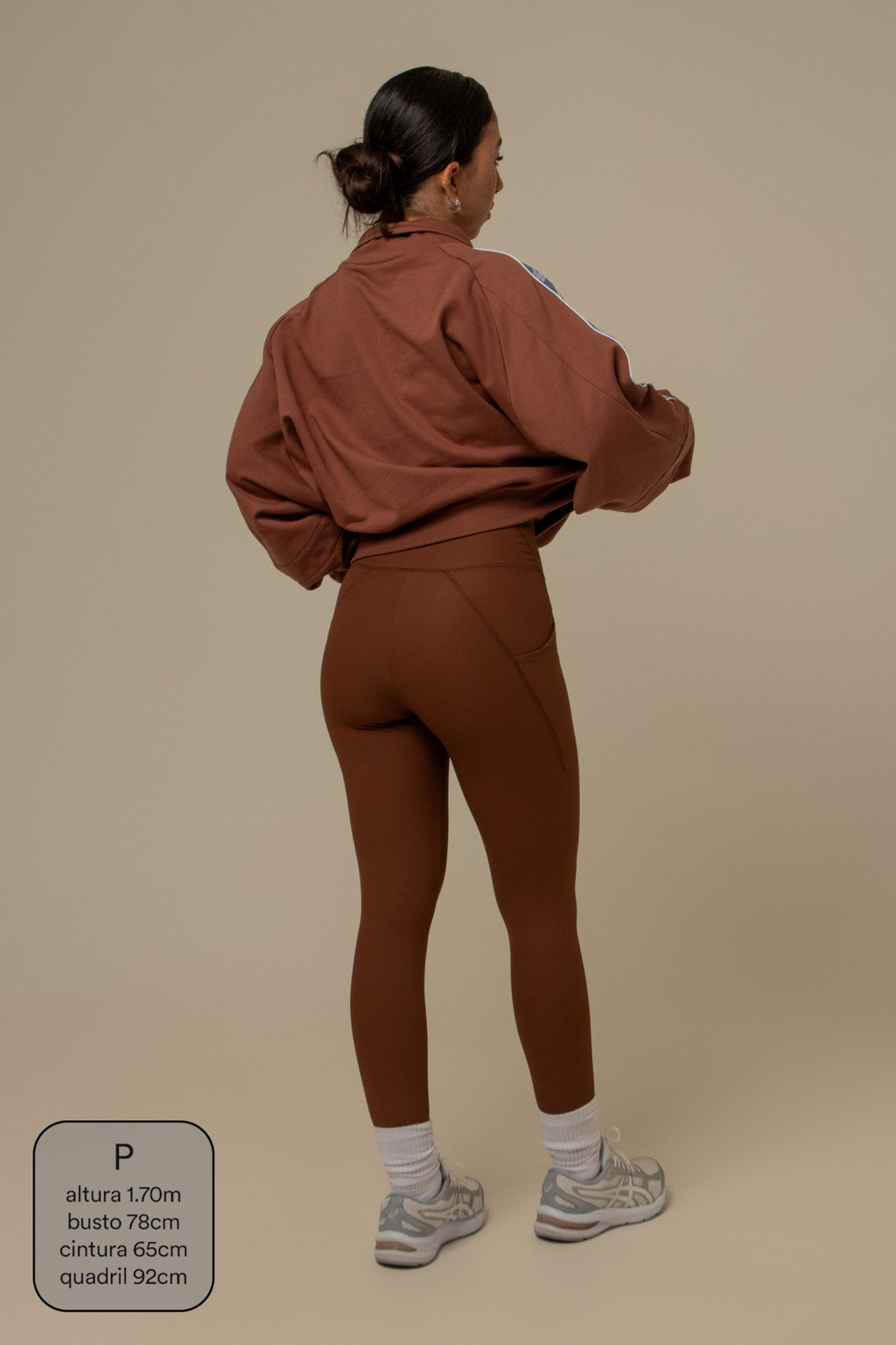 calça legging canelada gym lela & kappa