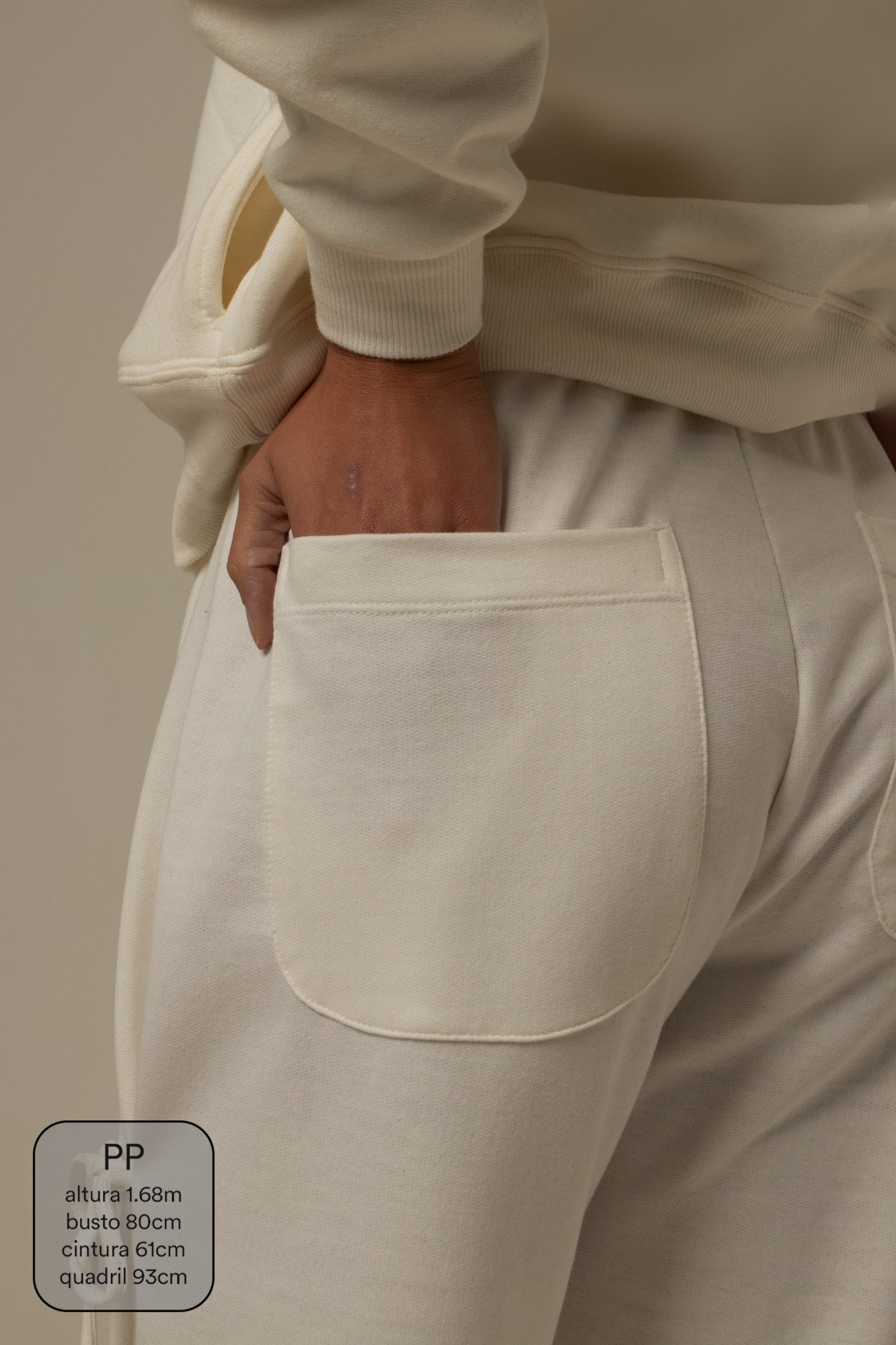 calça de moletom cozy wide lacinho