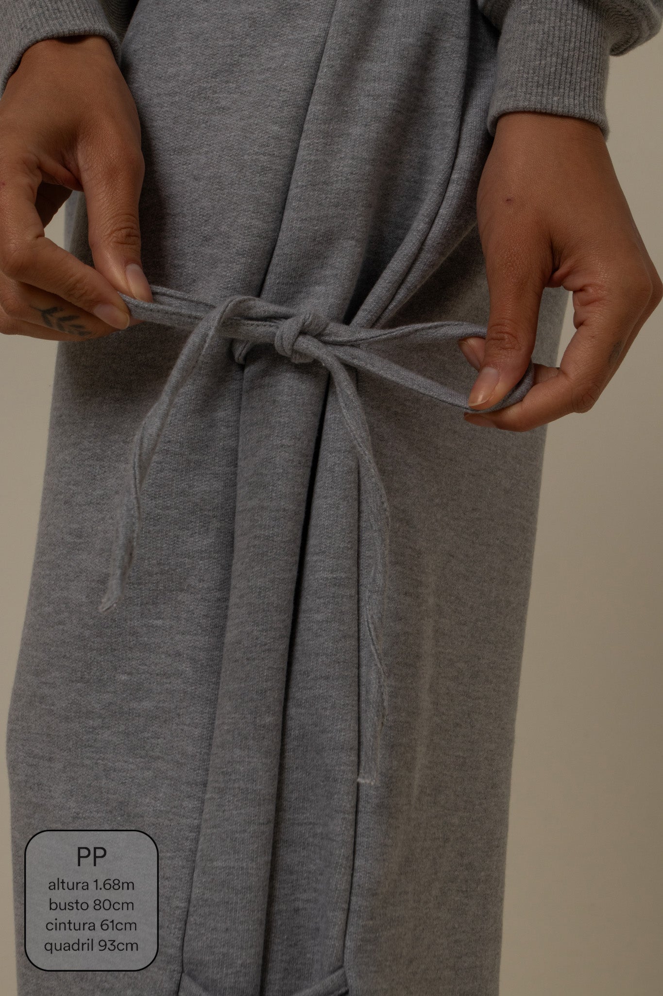 calça de moletom cozy wide lacinho