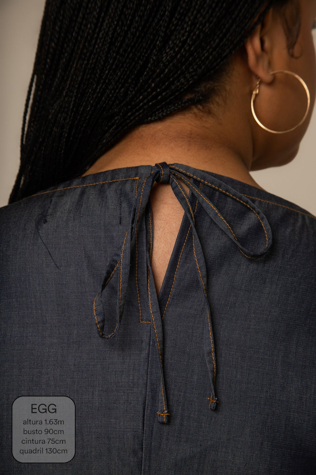 vestido sossego curto jeans