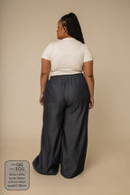 calça jeans levinha wide indigo blue