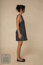 vestido sossego curto jeans