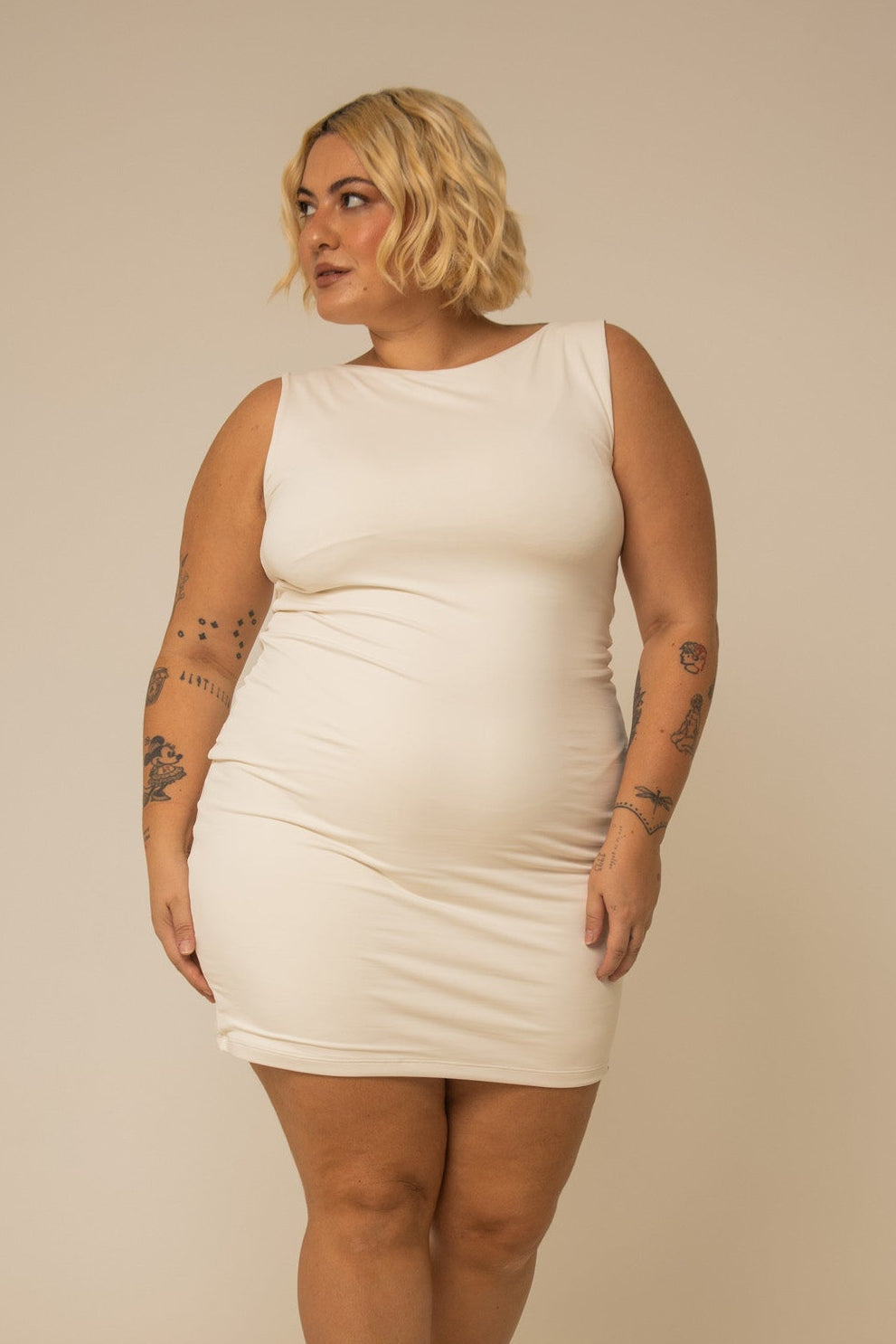 vestido desejo tubinho poliamida