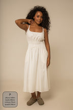 vestido midi lastex rancho 2.0