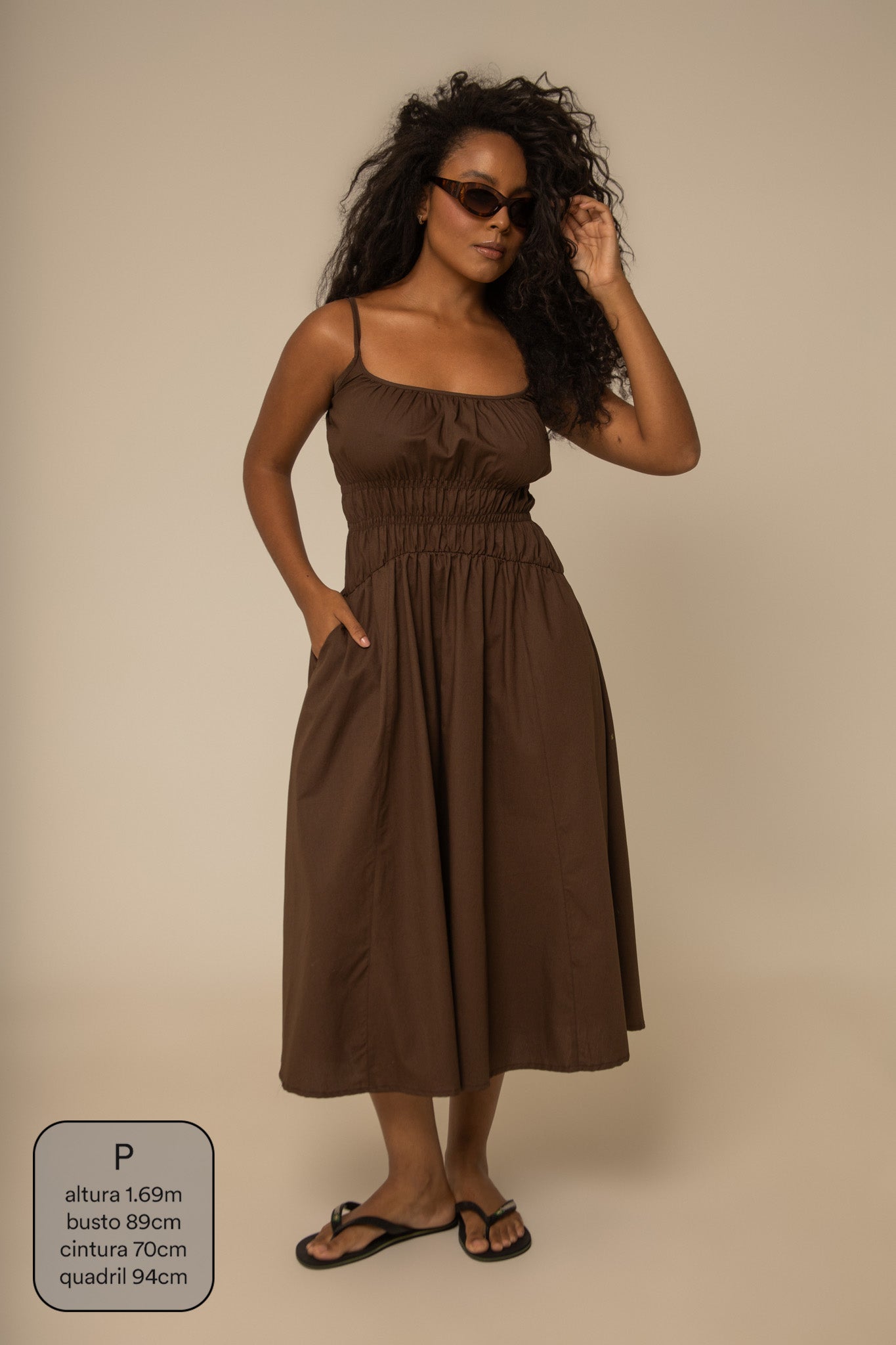 vestido midi lastex rancho 2.0