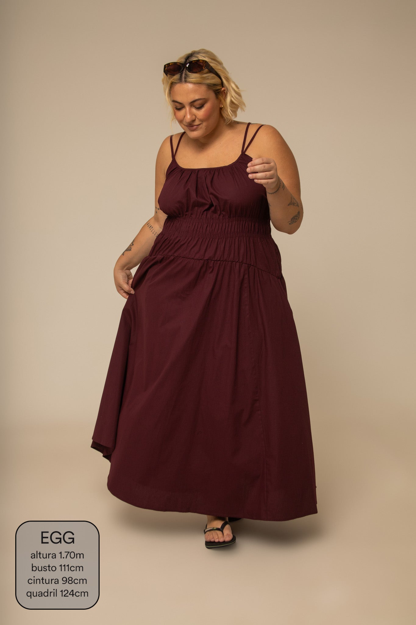 vestido midi lastex rancho 2.0