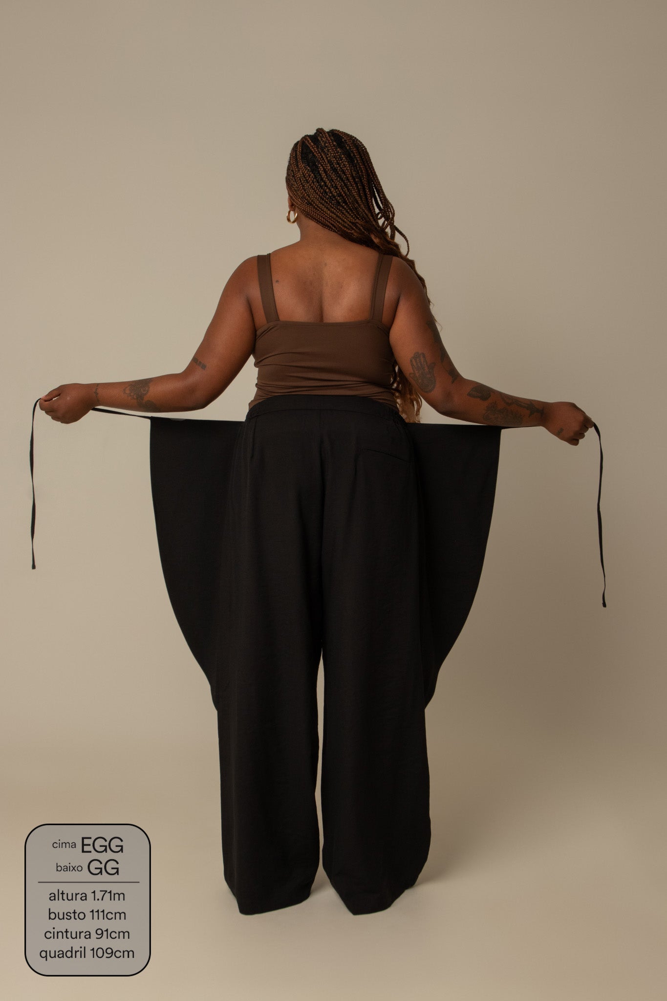 calça guapa | calça alfaiataria amarração