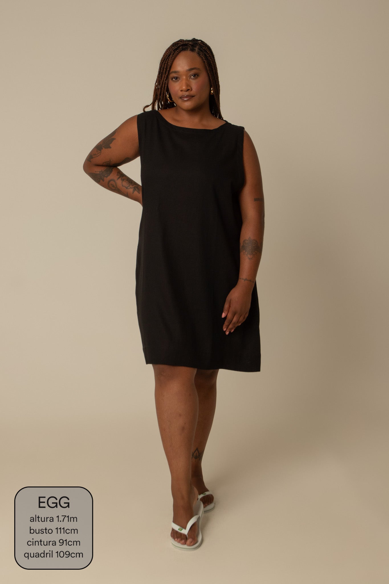 vestido sossego curto | vestido reto de viscolinho