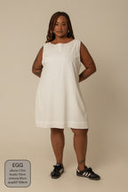 vestido sossego curto | vestido reto de viscolinho