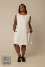 vestido sossego curto | vestido reto de viscolinho