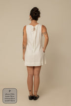 vestido sossego curto | vestido reto de viscolinho