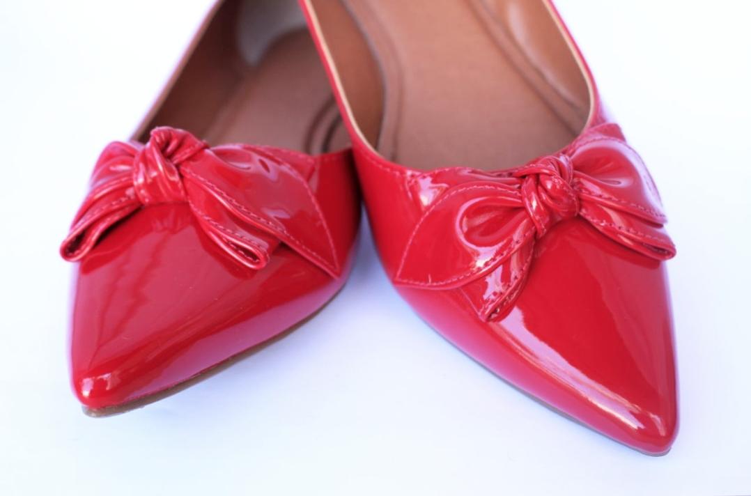 Sapatilha Verniz Vermelha