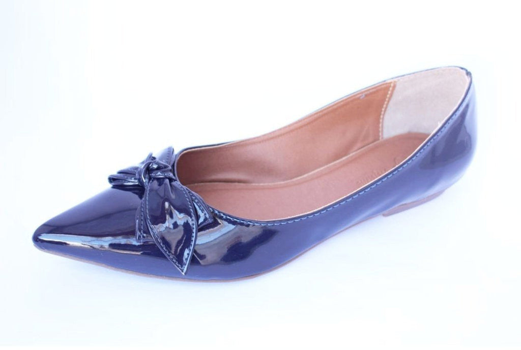 Sapatilha Azul Verniz