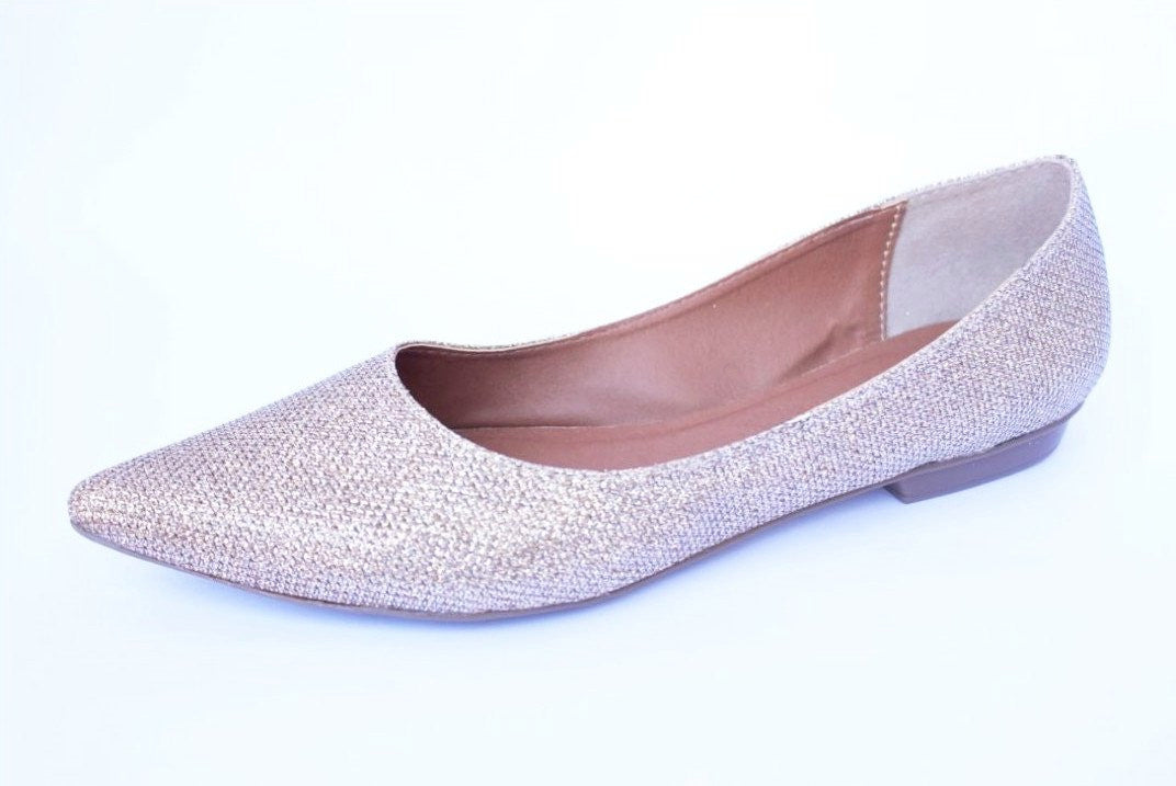 Sapatilha Branca Brilhosa