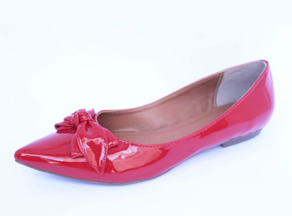 Sapatilha Verniz Vermelha