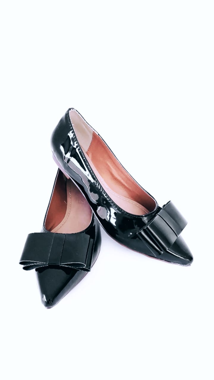 Sapatilha Verniz Preta