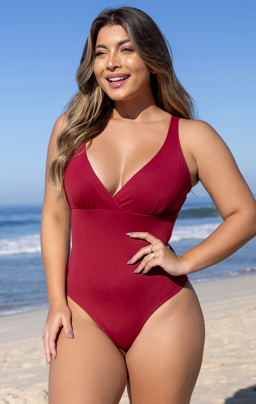 Maiô Decote com Bojo Removível